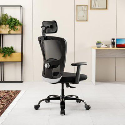 Green Soul Jupiter Echo | Ergonomic Office Chair | 2D Headrest & Lumbar Support | Synchro-Tilt Lock Mechanism | Heavy Duty Metal Base (Black)