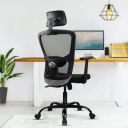 Green Soul® Jupiter Echo Office Chair, High Back Mesh Ergonomic Home Office Desk Chair with 2D Adjustable Headrest & Lumbar Support, Synchro-Tilt Lock Mechanism & Heavy Duty Metal Base (Black)...