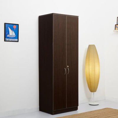 Green Soul Merlin 2 Door Engineered Wood Wardrobe/Cabinet Storage and Everyday Utility |3 Years Warranty