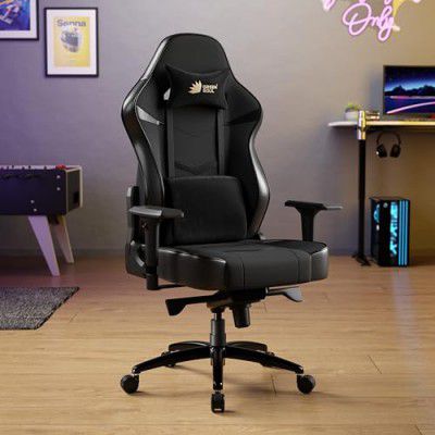 Green Soul Monster Ultimate Series T | Multi-Functional Ergonomic Gaming & Office Chair (Full Black)