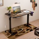 GREEN SOUL Surface Lite Multi-Purpose Electric Height Adjustable Study Table | Engineered Wood Office Table  (Free Standing, Finish Color - Black, DIY(Do-It-Yourself))...