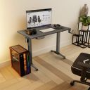 Green Soul Surface Lite Multi-Purpose Electric Height Adjustable Office Desk (Black)...
