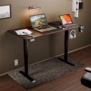 [Extra ₹11542 OFF] Green Soul Surface Multipurpose Desk Electric Height Adjustable Computer Office Gaming Table | Engineered Wood Powder Coated Metal Frame | Installation Provided (Surface 2.0 (...