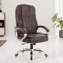 Green Soul® | Vienna | Leatherette Office Chair | Ergonomic Executive Boss Chair with Spacious Cushioned Seat | Heavy Duty Metal Base | High Back | 3 Years Warranty (Brown)...