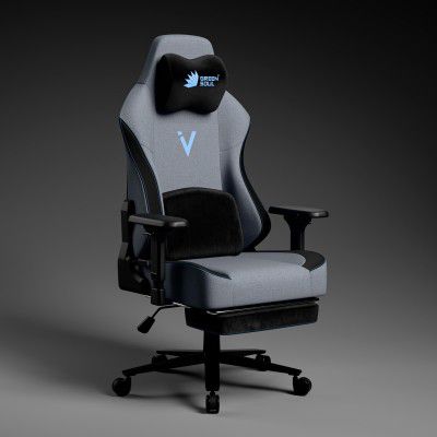 Green Soul Vision Pro V2 | Ergonomic Gaming Chair | Premium Leather  | (Slate) Installation Provided