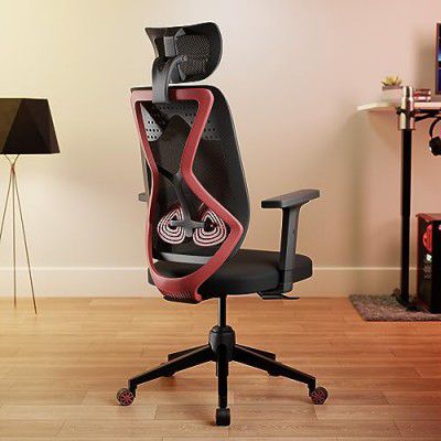 Green Soul Zodiac (Gaming Edition) | Office Chair with 2:1 Smart Synchro Mechanism (Black Red)