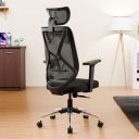 Green Soul® | Zodiac Go | Office Chair | Flybird Ergonomic Design | 2D Adjustable Armrests | Synchro Multi-Tilt Lock Mechanism | Adjustable Lumbar Support | No Seat Slider (Full Black)...