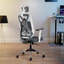 Green Soul® Zodiac Pro Office Chair, High Back Mesh Ergonomic Home Office Desk Chair with 2D Adjustable Armrests, Adjustable Lumbar Support, Smart Synchro Multi-Tilt Lock Mechanism(White & Grey)...