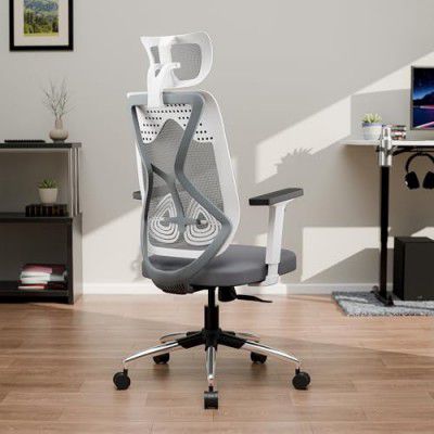 Green Soul®| Zodiac Superb | Office Chair (White & Grey)