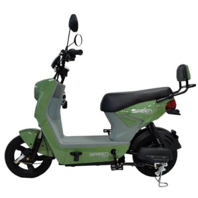 Green Sunny Electric Scooter for Adult’s Commuter with Rechargeable Battery, No RTO Registration or DL Required, (40Km, Green)