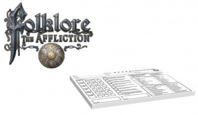 GreenBrier Games Folklore: The Affliction - Character Record Pad