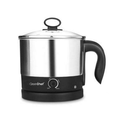Greenchef Automatic Multi Purpose Electric Kettle - 600W (Sliver and Black) (1.8L)