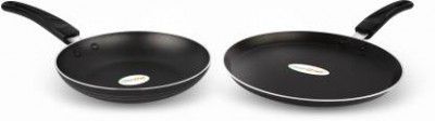 Greenchef Duo Pack ( Black ) Non-Stick Coated Cookware Set (PTFE (Non-stick), 2 - Piece)
