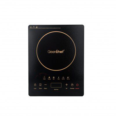 Greenchef Infrared Electric Cooktop, Induction & Non-Induction Compatible, 3 Preset Menus, Touch Control – Jawa