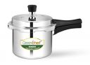 GREENCHEF Marco Aluminium Induction Base Pressure Cooker Outer Lid 3 Litres capacity, ISI Certified, Silver Colour...