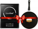 Greenchef Neuro Combo Induction Cooktop 2000W + IB Tawa 250MM Induction Cooktop (Black, Push Button)
...