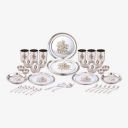 Greenchef Pack of 48 Stainless Steel Iconic Dinner Set  (Silver)...