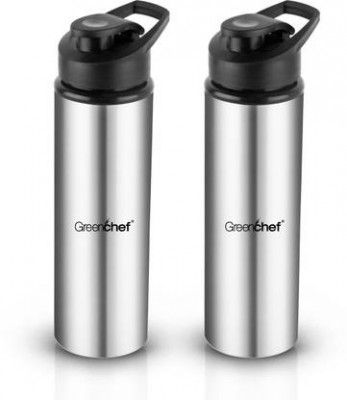 Greenchef Stainless Steel Quench Water bottle 900 ml Bottle (Pack of 2)