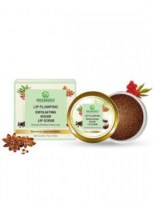 GREENDORSE Brown Plumping & Exfoliating Sugar Lip Scrub