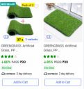 Flipkart: Greengrass Mats Starts ₹59...