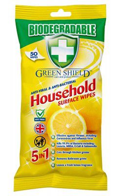 Greenshield Household Wipes 50s