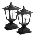 Greluna 4 x 4 Outdoor Solar Lamp Post Cap Lights for Wood Fence Posts Pathway, Deck, Pack of 2...