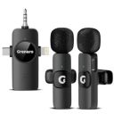 GRENARO 3 in 1 Wireless Microphone for iPhone/Android/DSLR Camera/USB-C Plug/iPad, Noise Cancellation Mic for Youtubers, Video Recording, Streaming, 50M Range...