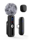 GRENARO Mic for YouTube Wireless, 3-Level Adjustable Noise Reduction Mic Wireless, Wireless Microphone Light (Single Channel Type-C Port Version)...