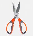 Grey & Orange Carbon Steel Multipurpose Household and Garden Scissors...