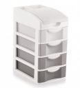Grey Polypropylene 4 Layer Drawer Organiser...
