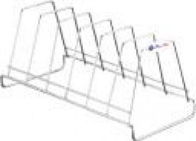 GRIDKITCHEN Plate Kitchen Rack Steel Plate Rack | Plate Stand| Dish Stand |Lid Holder|Stainless Steel Dish Organizer