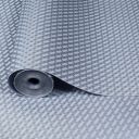 GripEasy 45 cm X 4 m Metallic Grey Food Grade EVA Multipurpose Shelf Liners mat roll for Kitchen Drawer, Shelf mat,cupboad mat, Dinning mat, almirah Shelf (Check Texture Metallic Grey)...