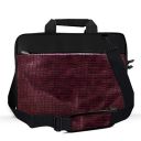 GRIPP® Croc Compact Fleet Executive Business Laptop & Tablet Bag Water Repellent Polyester & Front Leather Textured Material for Men with Shoulder Strap & Top Carry Handle for MacBook 13.3" & 14 i...