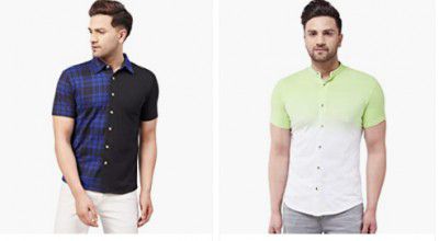 GRITSTONES Men Shirt Min 80% off