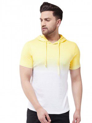 GRITSTONES Men's Cotton Blend Hooded Neck Hoodie