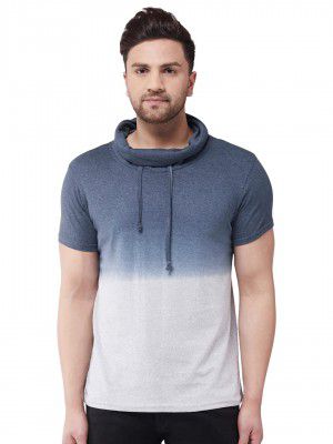 GRITSTONES Mens Regular Fit Cotton Neck Half Sleeves Casual T-Shirt