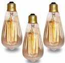 Groeien 40W e26, e27 Incandescent Bulb (newflex_169, Warm White Yellowish) - Pack of 3...