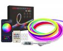 Groeien 5 Meter USB Powered Flexible Smart RGBIC Neon Flex LED Strip Lights with App & Remote-Control...