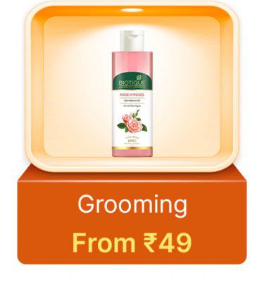 Grooming Products from Rs. 49 in Flipkart Big Billion Days 