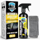 Groommm Car Interior Cleaner (500ml) with Microfiber Cloth...
