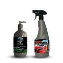 Groommm Car Wash Shampoo & Car Shine Spray with Microfiber Cloth Combo Pack Car Washing Liquid (475 ml x 2)...