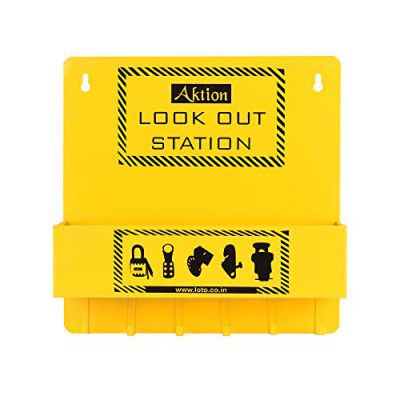 Group Lockout Box AK-GLS-116 - Size 10 x 6 x 4" , Yellow (Pack of 1)