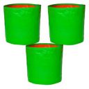 GroWonder Grow Bags 12x12 inches, Plant Bags for Home Garden, Leafy Vegetable Planting Bags for Home Garden, Green- Pack of 3...