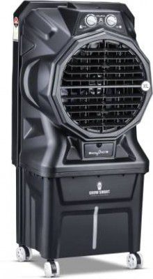 Growsmart 90 L Desert Air Cooler (Black, 90L Desert Air Cooler With Auto Swing Technology and Honeycomb Pad)