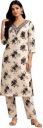 GS Attire Women Cotton Blend Kurti Pant Set...