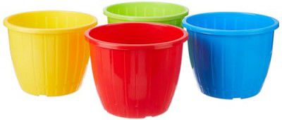 GTB 10 INCH Duro Pot Multicolor Flower Pot - (4)