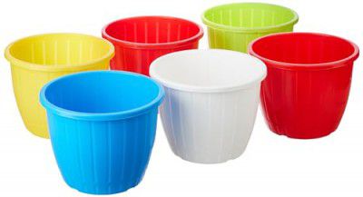 GTB 10 INCH Duro Pot Multicolor Flower Pot - (6)