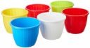 GTB 10 INCH Duro Pot Multicolor Flower Pot - (6)...