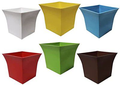 GTB 10 INCH UBER Pot Plant Container Flower Pot Multicolor (8)