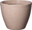 GTB Jaguar Round ROTO Marble Look Plastic Polymer Pot 14 INCHES (Sandstone)...